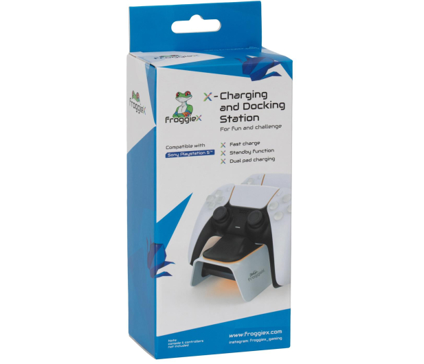 FroggieX PS5 Podwójna ładowarka i stacja dokująca do padów - 693294 - zdjęcie 4